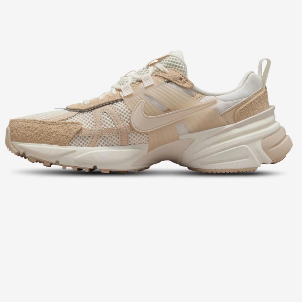Nike V2K Run Women's Beige and White Sneakers